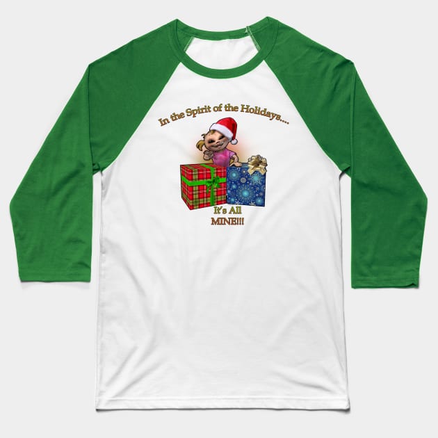 Ms. Margi's Holiday Special Baseball T-Shirt by TheLadyRaven